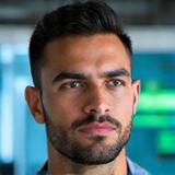 Portrait of Marcus Rodriguez, Health Tech Engineer.